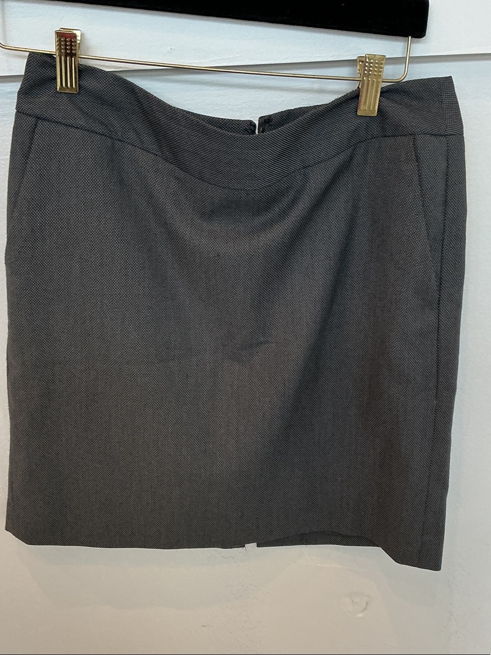 Banana Republic Charcoal Gray Pencil Skirt
